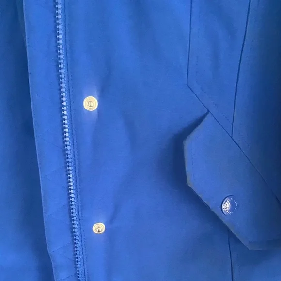 GAP Kids Blue Expedition Parka with Faux Fur Trim - Picture 4 of 14